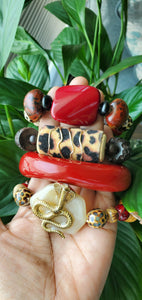 "Dangerous" 4pc Retro Bracelet Set - BC