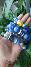 Load image into Gallery viewer, &quot;Shady Blues&quot; 5pc Bracelet Set -BC
