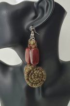 Load image into Gallery viewer, Yarn Swirl Earrings
