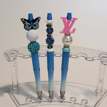 Load image into Gallery viewer, Decorative Sassy Beaded Pen(Blues)
