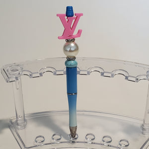 Decorative Sassy Beaded Pen(Blues)