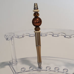 Decorative Sassy Beaded Pen(Gold)