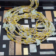 Load image into Gallery viewer, &quot;Yellow Butterflies&quot; Waistbeads
