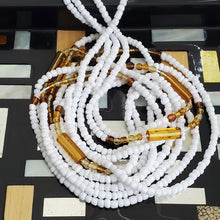 Load image into Gallery viewer, &quot;White Gold&quot; Waistbeads
