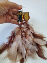 Load image into Gallery viewer, &quot;Brown Skinned&quot; Feather Earrings
