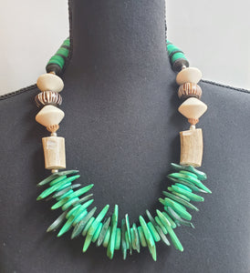 "The Wilderness" Coconut Chip Necklace