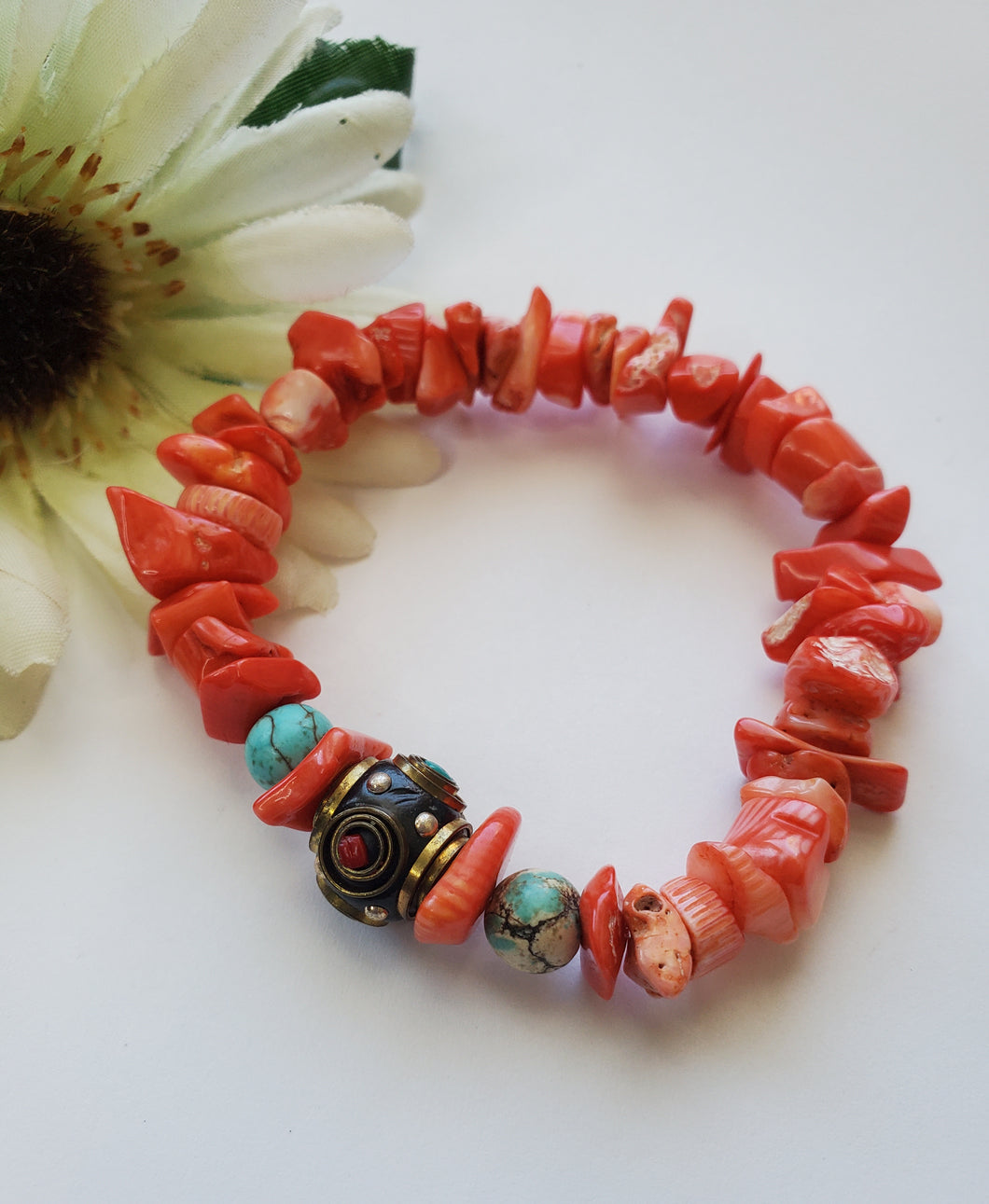 African Coral Bracelets BB