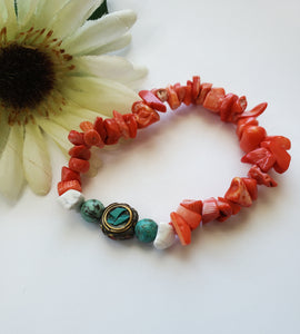 African Coral Bracelets BB