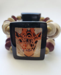 "The Vintage Giraffe " Double Strand Bracelet BB