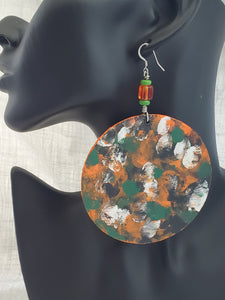 African Print Earrings Style#17 - A BeaYOUtiful You