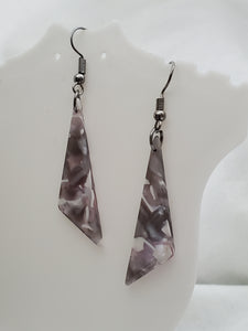 Acrylic Abstract Dangle Earrings - A BeaYOUtiful You