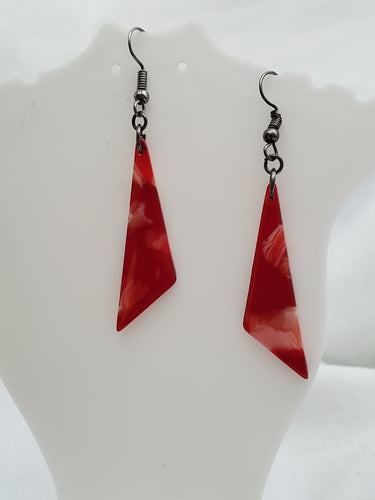 Acrylic Abstract Dangle Earrings - A BeaYOUtiful You