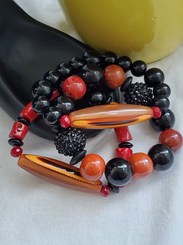 Beaded Bracelet Set Style#60 - A BeaYOUtiful You