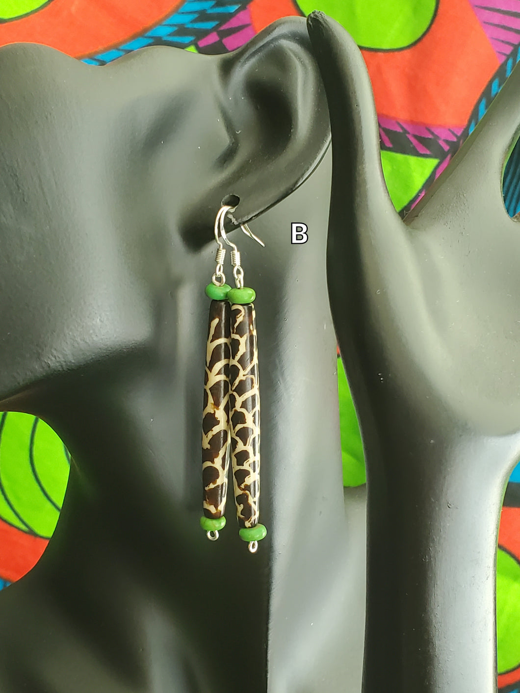 Giraffe Print Earrings