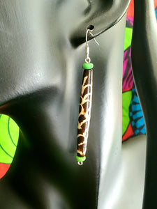 Giraffe Print Earrings