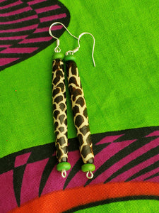 Giraffe Print Earrings