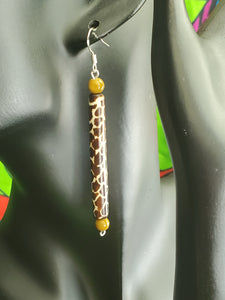 Giraffe Print Earrings