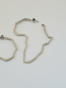 Stainless Steel African Ankh Earrings