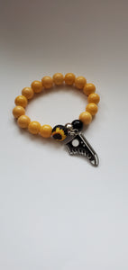 Yellow Sunflower Charm Bracelet