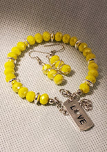 Load image into Gallery viewer, Faceted Beaded Bracelet &amp; Earring Sets
