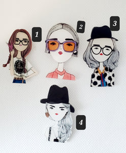 Photo Brooches/Pins