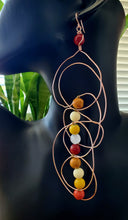 Load image into Gallery viewer, Long Boho Wire Earrings
