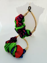 Load image into Gallery viewer, Ankara Wire Earrings
