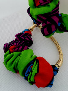 Ankara Wire Earrings