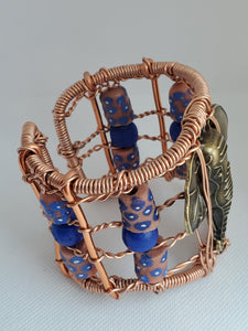 Elephant Copper Cuff Bracelet