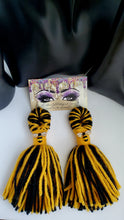 Load image into Gallery viewer, The Beehive Tassel Earrings
