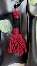 Load image into Gallery viewer, Slim Maroon &amp; Black Tassels
