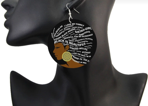 Black Is Beautiful Earrings - A BeaYOUtiful You